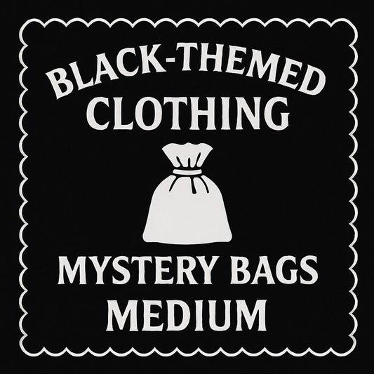 10 - Black-Themed Clothing Mystery Bag - Medium